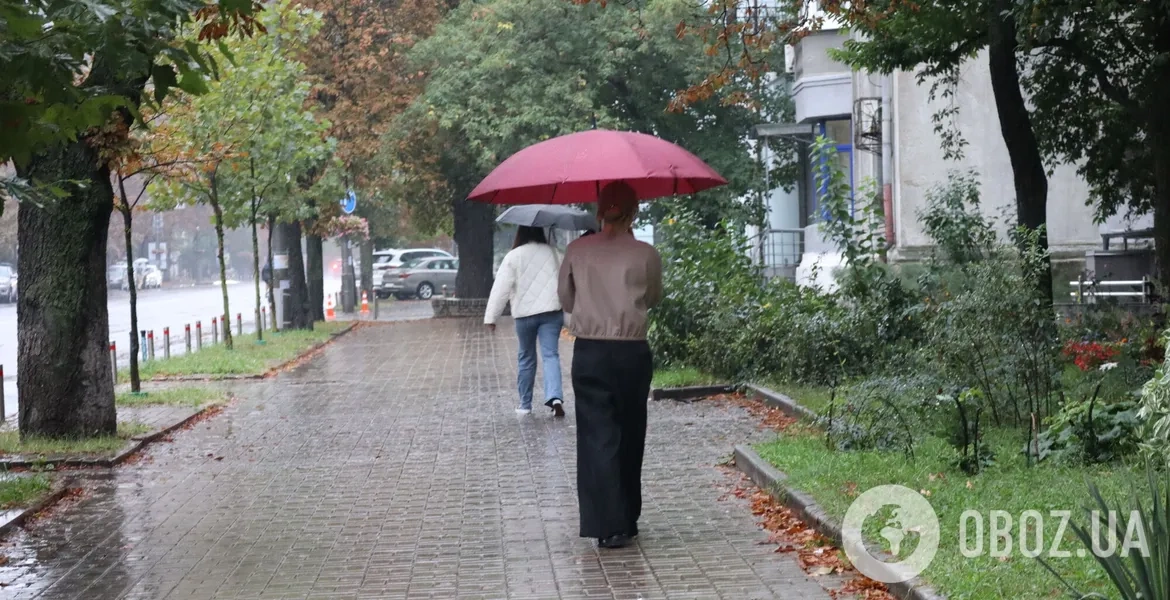 Невеликий дощ місцями: прогноз погоди на Київщині 22 жовтня