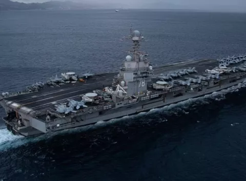 Останній аргумент Трампа: США відправили до берегів Ірану свій найбільший військовий корабель