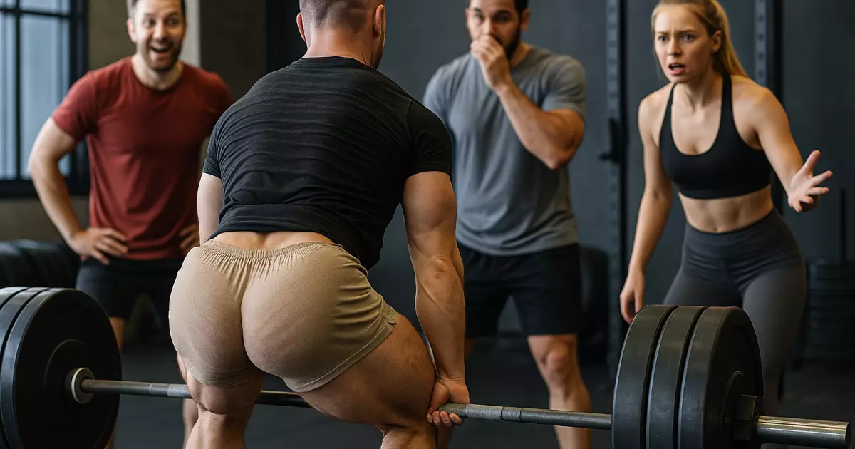 Штанга і тверкінг? Те, що зробили його сідниці, вразило всіх у спортзалі