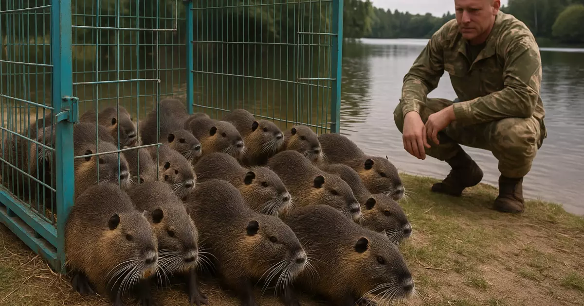 З-під обстрілів — до Лебединого озера: врятували 20 нутрій
