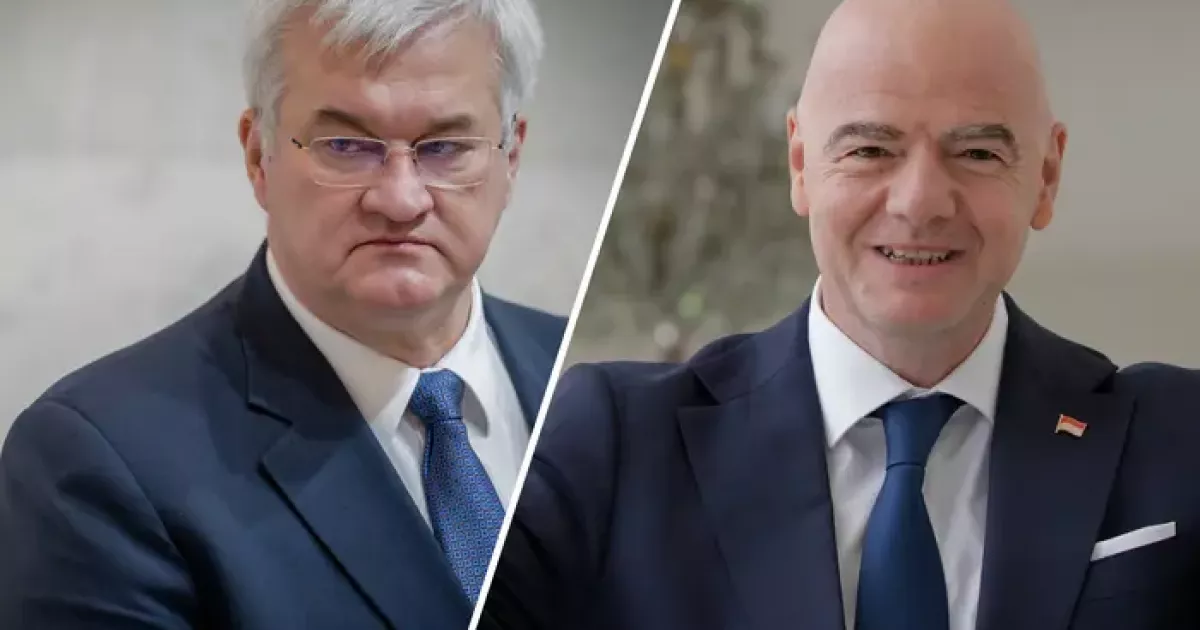 Повернення РФ у світовий футбол: Сибига шокував, назвав президента ФІФА «моральним дегенератом»