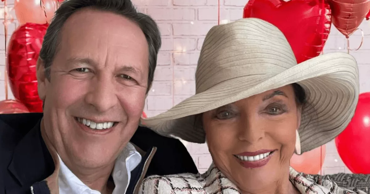 92-річна Джоан Коллінз з’явилася з чоловіком, молодшим на 31 рік — фото