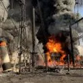 Ракети і дрони: ворог масовано атакує Бурштинську ТЕС — моніторингові канали